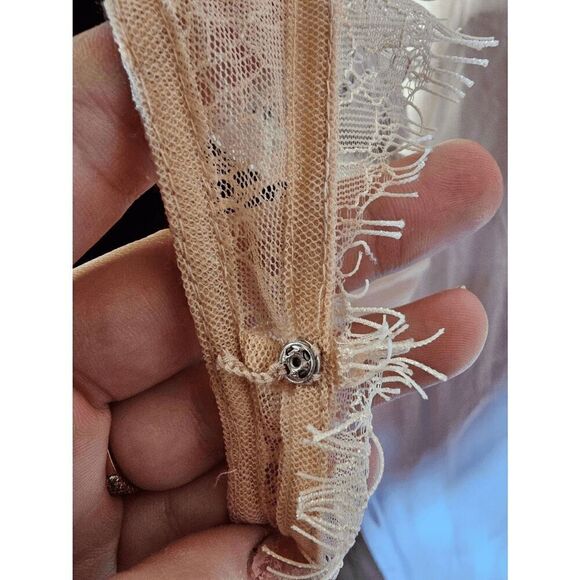 Hitherto Women’s Bridesmaid Sleeveless Tulle Fleur Dress Light Pink Size 8 Prom - Picture 7 of 11